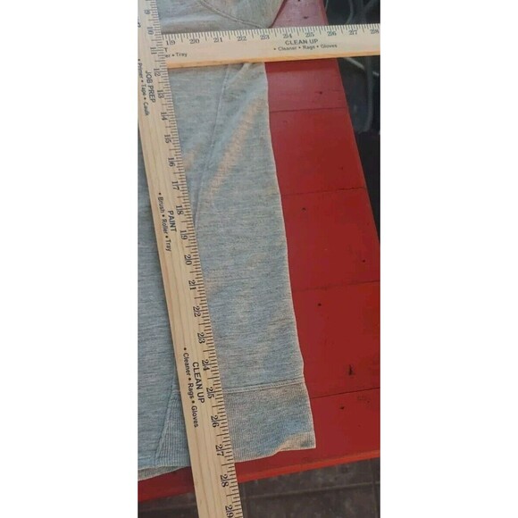 ! ATHLETA GRAY CREW NECK SWEATSHIRT Athletic Warm Gym Shirt Women L - Picture 7 of 7